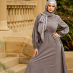 Puff Sleeve Maxi Dress