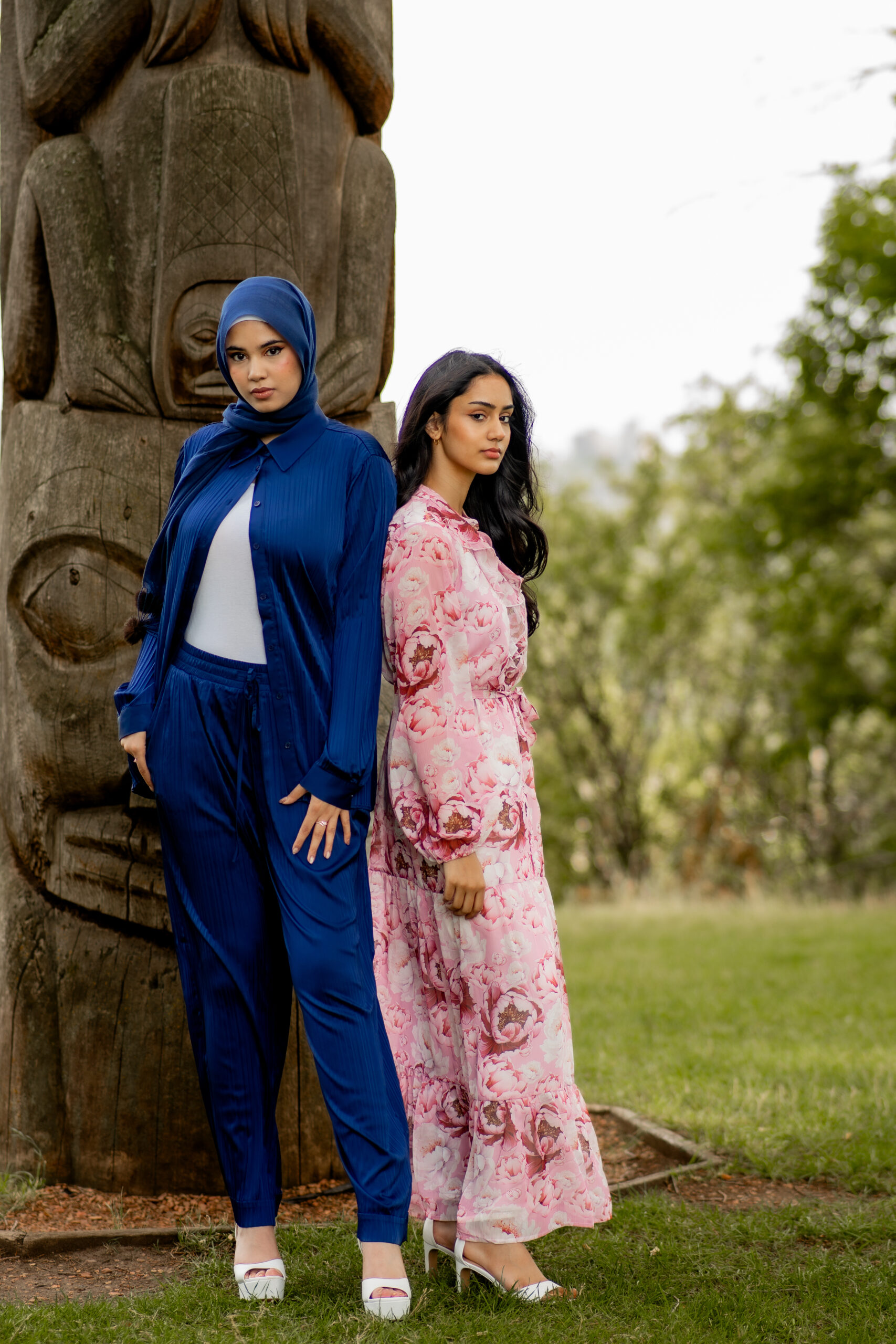 Pleated Satin Button-Down Shirt - Image 4