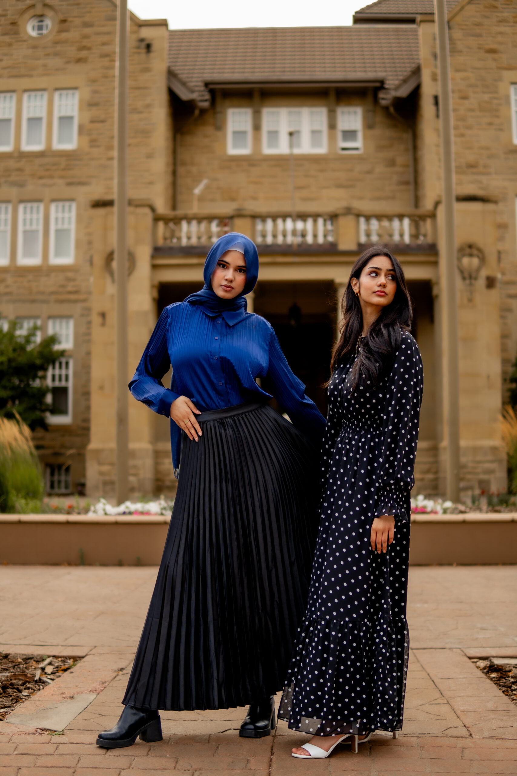 Dot Print smocked waist Maxi dress - Image 6